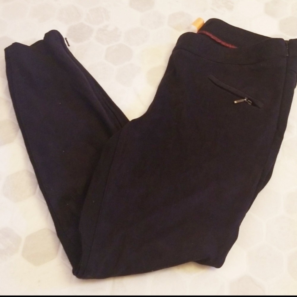 ABS PLATINUM black microfiber pants